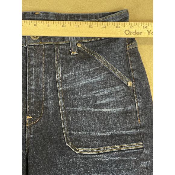 G Star Raw Jeans Womens 30 Blue Midge Worker High Rise Straight Ankle Denim - Picture 6 of 12